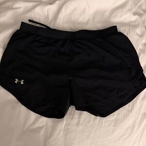 Under Armour Women's Black Performance Running Shorts
